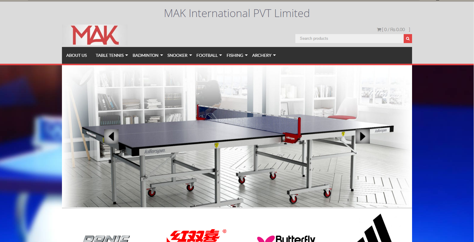 Preview thumbnail for MAK TABLE TENNIS EQUIPMENT AND SUPPLIES