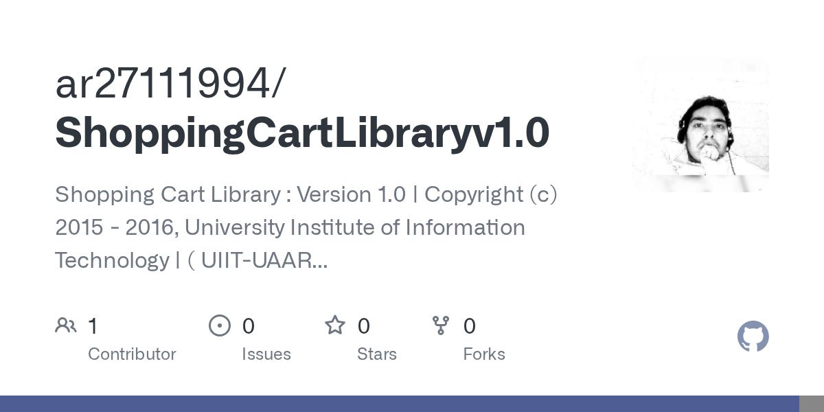 Preview thumbnail for Shopping Cart Library